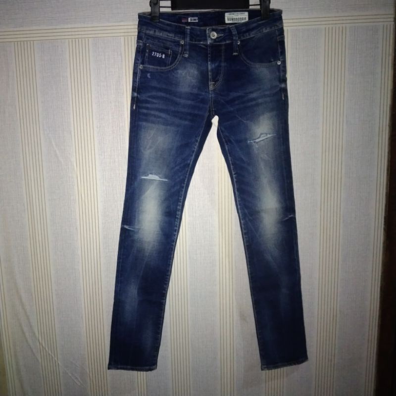 Bombboogie Original Skinny C4 Med Blue Raw Handmade