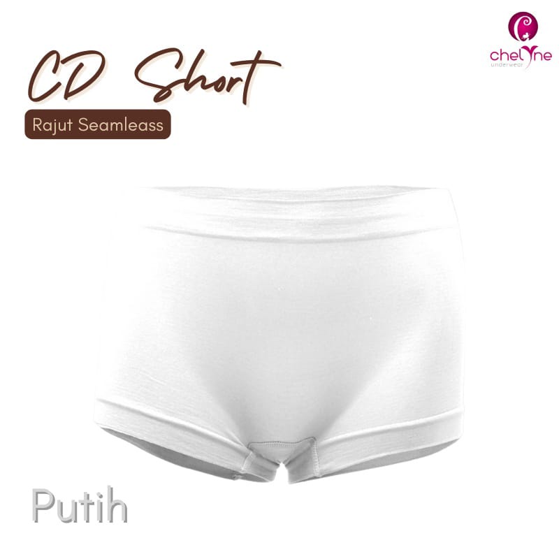 CD Short Chelyne Wanita W004 Bahan Rajut Seamless