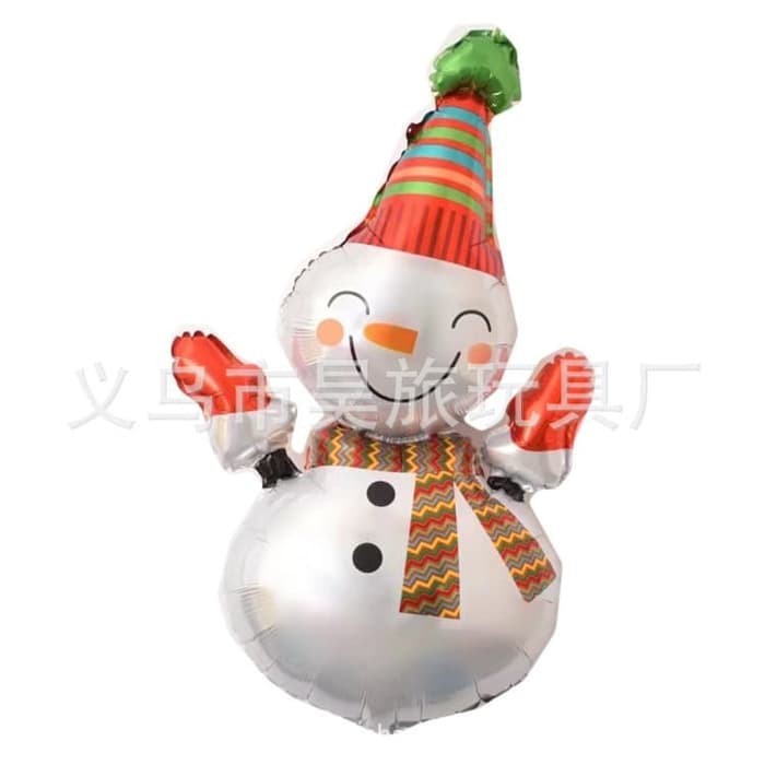 XFSM 70 X 109 CM snowman boneka salju balon foil dekorasi natal