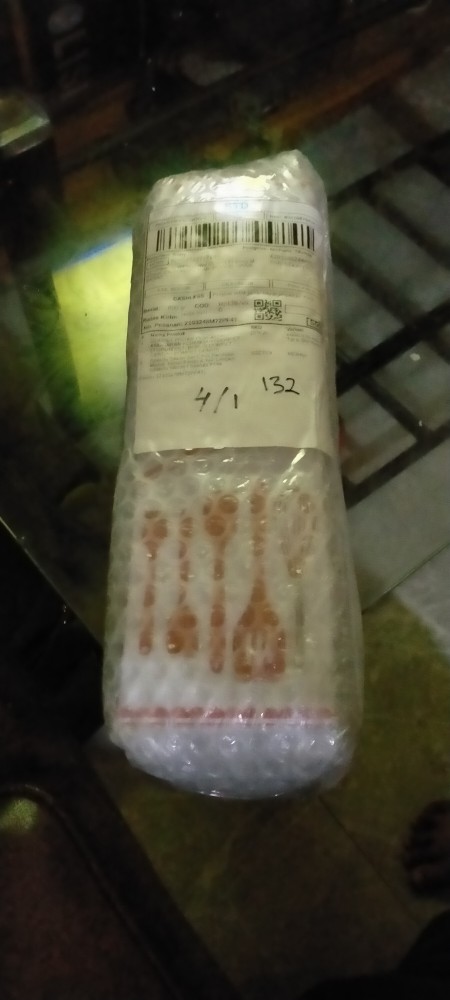 Spatula Silikon Set 5 Pcs Peralatan Masak Tahan Panas & Anti Lengket Spatula Silicon / Spatula Pink