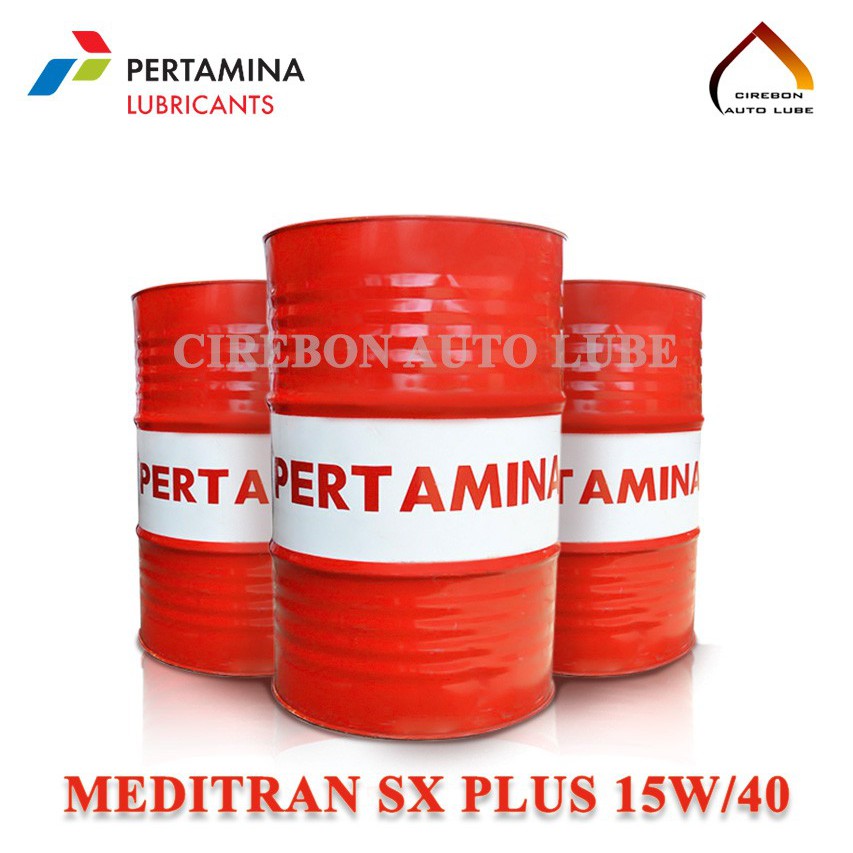 Oli Pertamina Meditran SX Plus 15W/40 API CI4 Drum 209 Liter