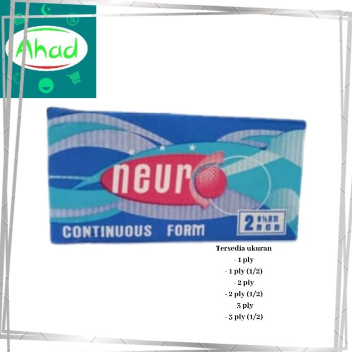 

NEURO CONTINOUS FORM 91/2x11 2 PLY KERTAS KOMPUTER