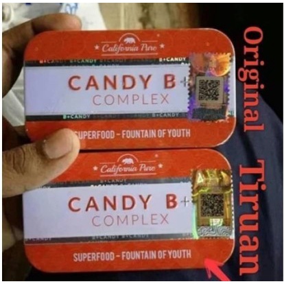 Candy B Complex Permen Stamina Pria Isi 4 Pcs 100 Original Terbaru Shopee Indonesia