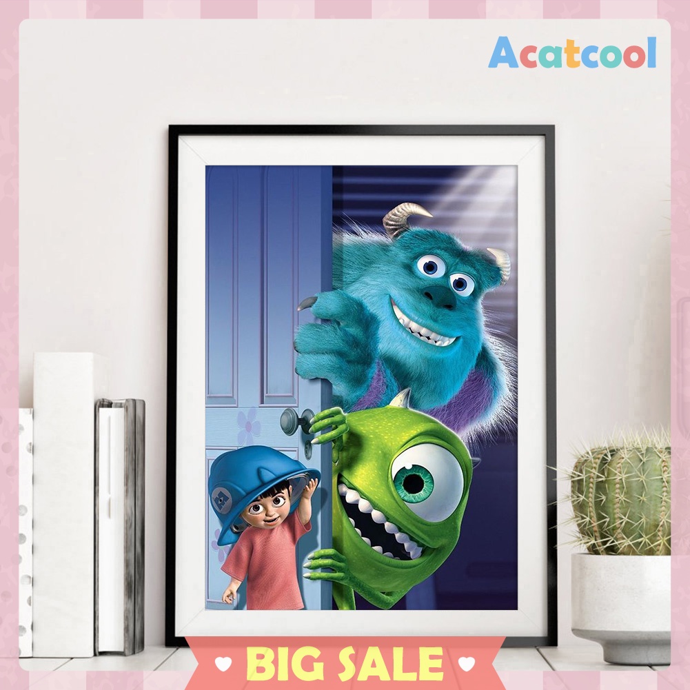 5D DIY Full Drill Diamond Painting Monsters Inc Cross Stitch Mosaic Kits