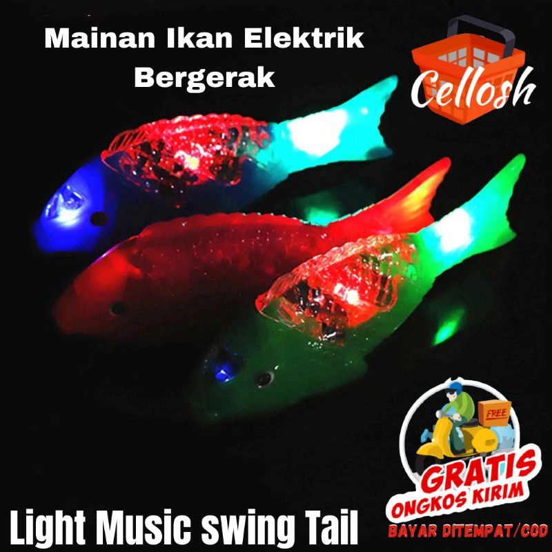 Mainan Ikan Hidup Elektrik Simulation Fish Educational Toys