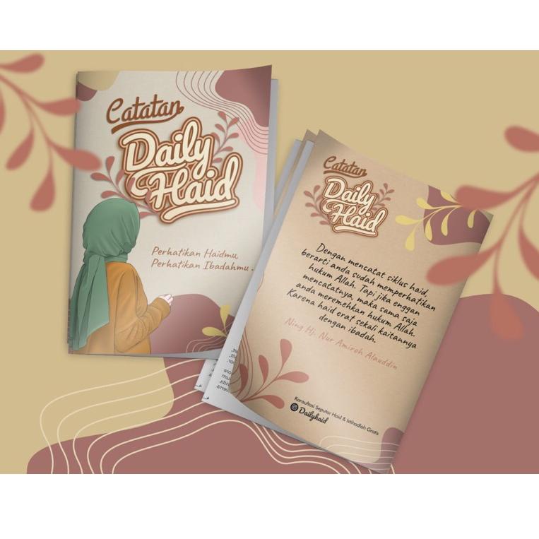 

(E3B3) DAILY HAID || CATATAN SIKLUS HAID || ORI || READY STOK //Sudah@ready