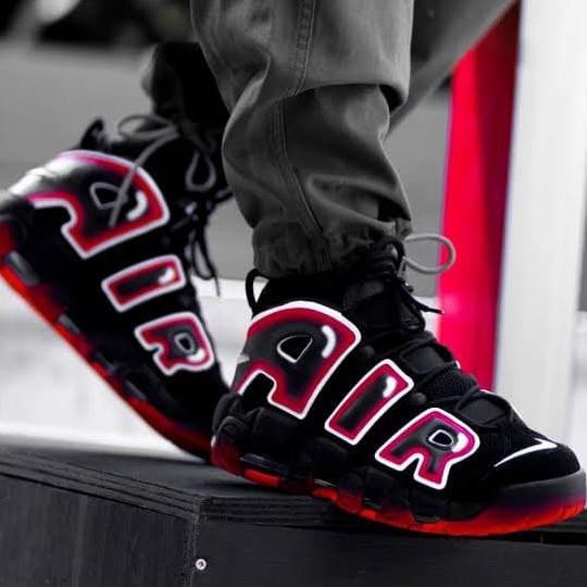 nike air uptempo laser crimson