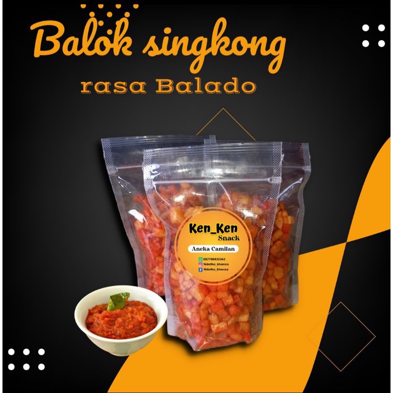 

Balok singkong khas magelang rasa Balado