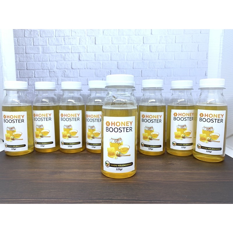 

Madu asli honey booster rasa kelengkeng HighQuality 125gr