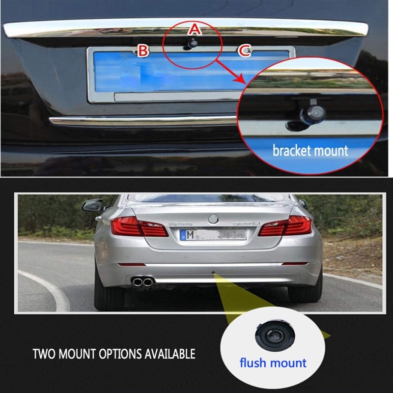 Kamera BULAT MOBIL mundur parkir DEPAN dan BELAKANG DUA FUNGSI universal car front rear camera