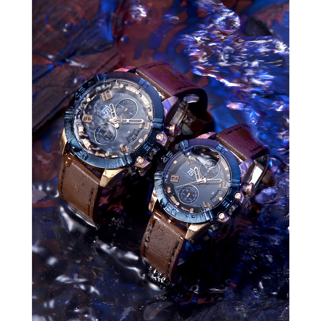 NEW EDITION !! Jam Tangan Couple T5 H3637 3637 Original Leather Watch