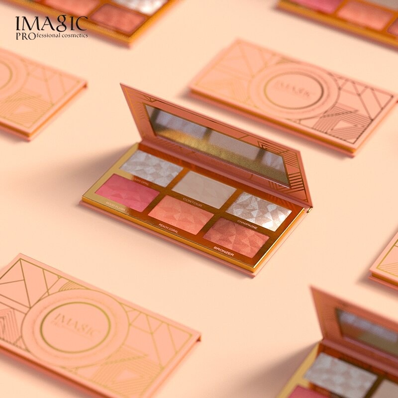 (READY &amp; ORI) IMAGIC Highlight Blush Contour Palette FA126 FA 126