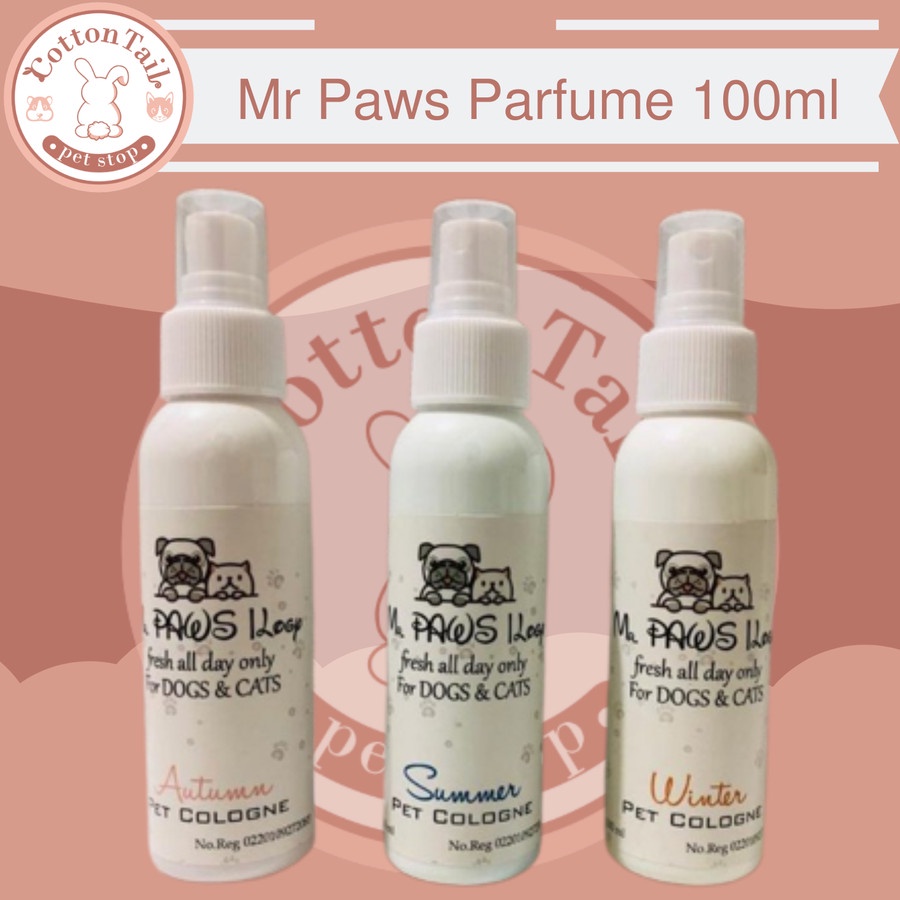 Parfume Hewan Pet Cologne Kucing Anjing MR PAWS 100ml