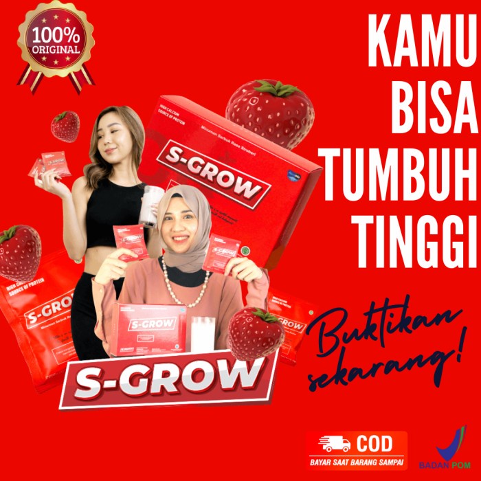 

Susu Peninggi badan High Calcium Terbaik (S-Grow) - Silver (1Box)