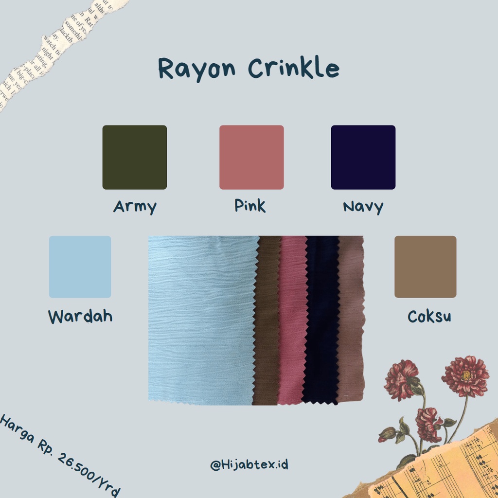 Kain Rayon Crinkle