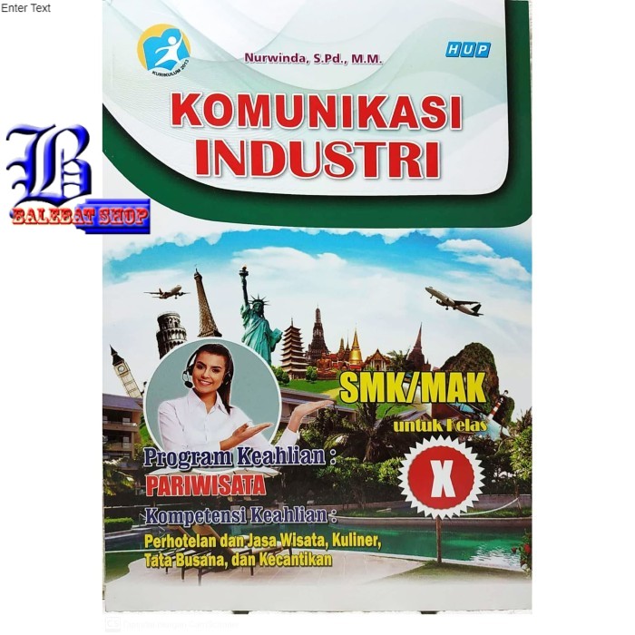 

Buku ORIGINAL KOMUNIKASI INDUSTRI PARIWISATA SMK/MAK X