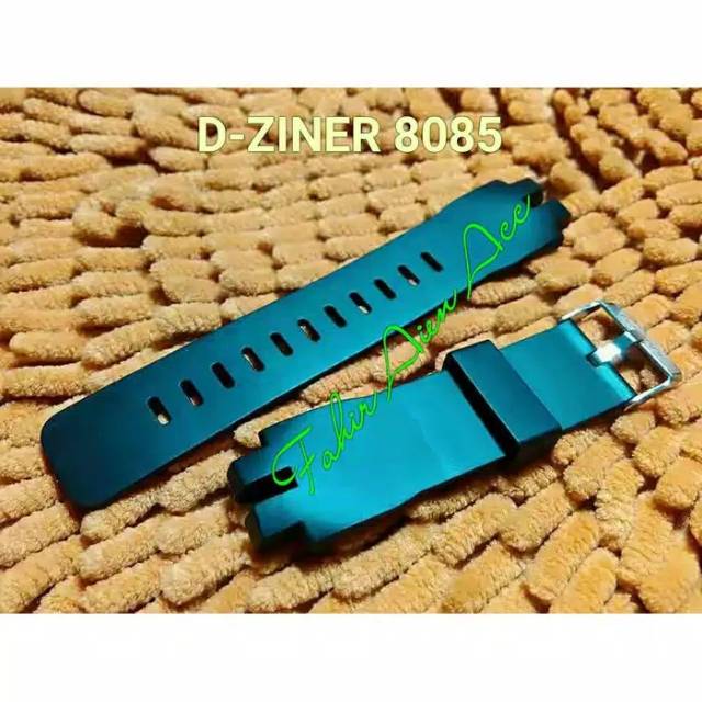 TALI JAM D-ZINER 8085 RUBBER STRAP TALI JAM TANGAN D-ZINER 8085