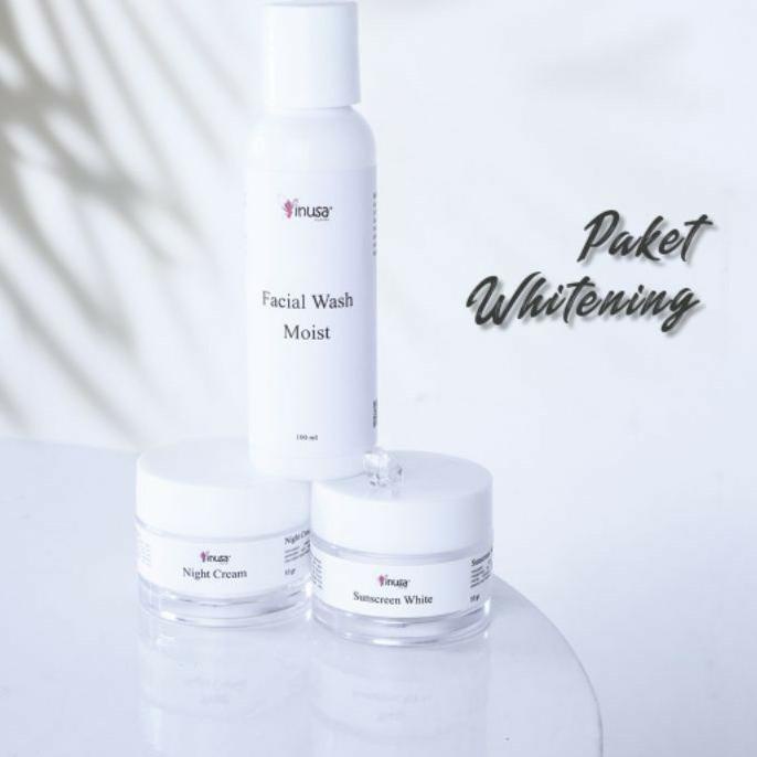 Grand Seller LR084 skincare paket brightening pemutih INUSA ori aman bumil busui BPOM murah ampuh