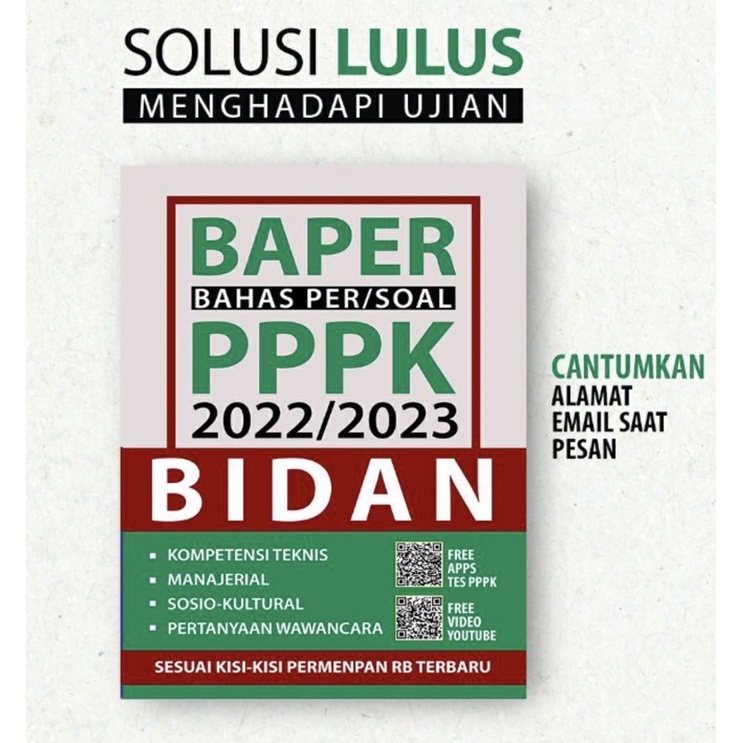 Jual Buku PPPK Khusus Bidan 2022/2023 | Shopee Indonesia