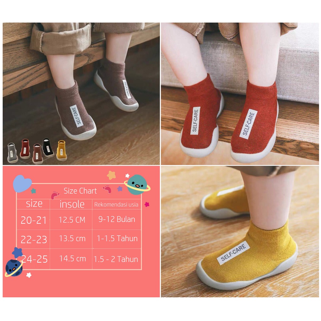 Sepatu Bayi Anak / Prewalkers Anak Bayi Keren [ FULL KARET ]