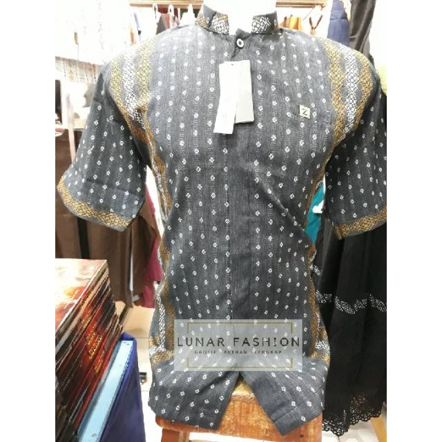 KOKO KEMEJA KOKO KEMKO AL-ZABBAR SONGKET LENGAN PENDEK