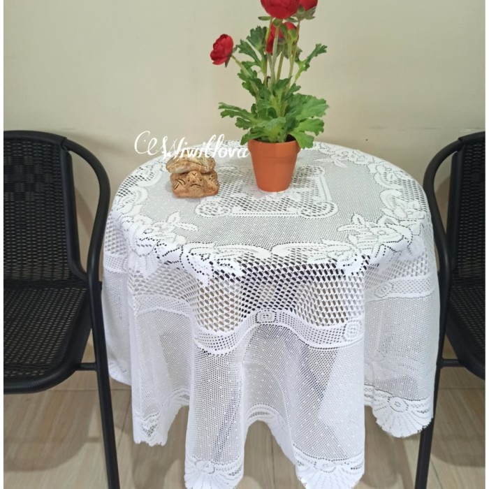 Taplak Meja Makan - Taplak Meja Bulat / Taplak Meja Makan Bulat / Taplak Meja Jadul /Sz150