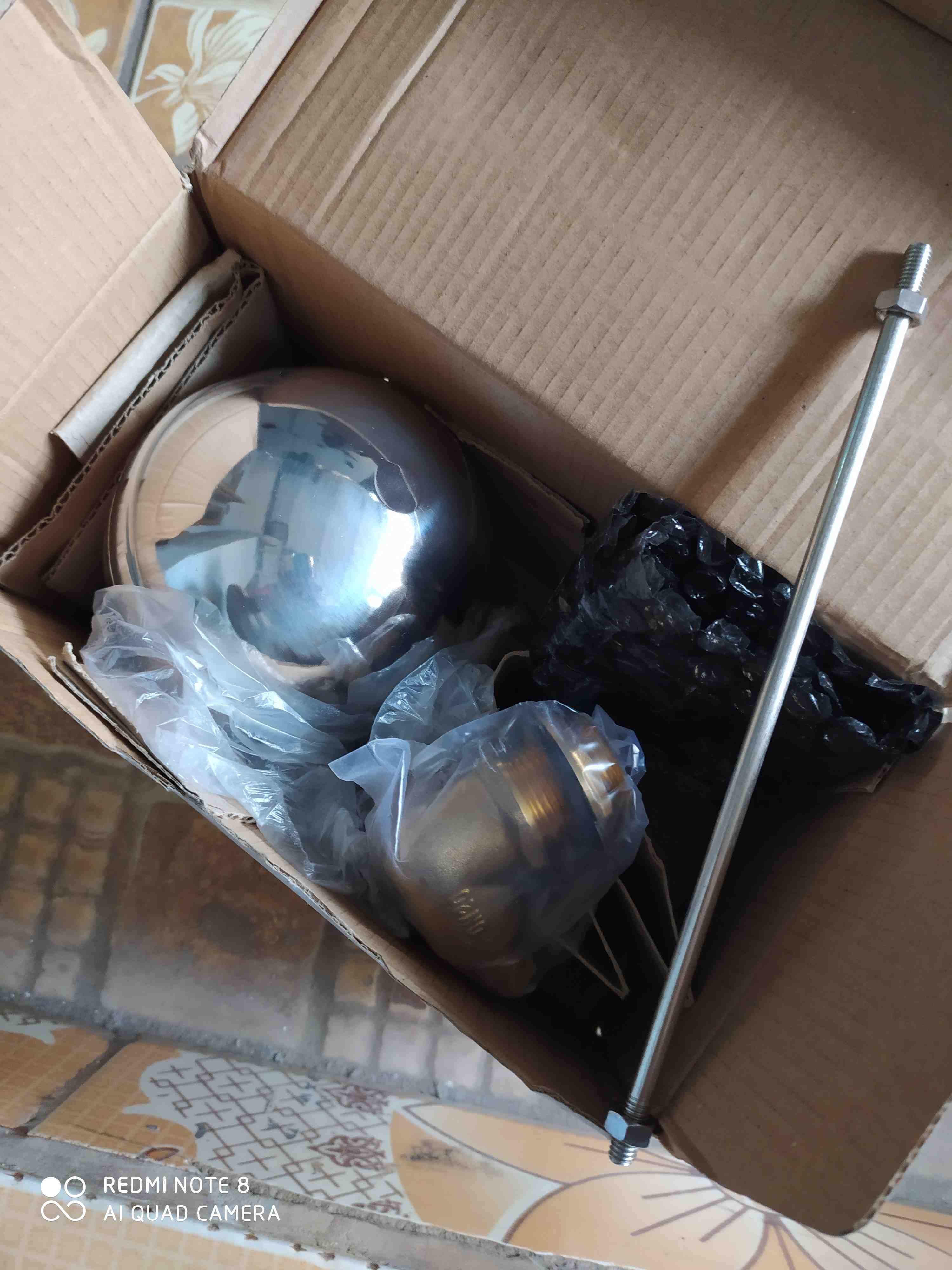 Pelampung Bola Floating Valve Stainless. Pelampung Toren Ukuran 3/4