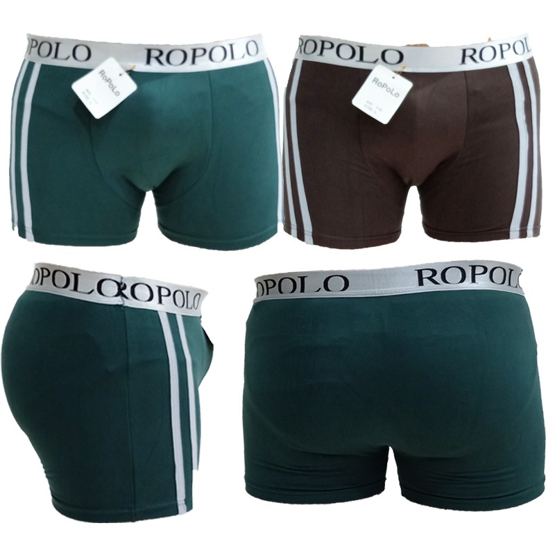 [Bayar Di Tempat] 3pcs CD Boxer Pria Ropolo / celana dalam boxer / 3 pcs cd pria ropolo / cdropolo