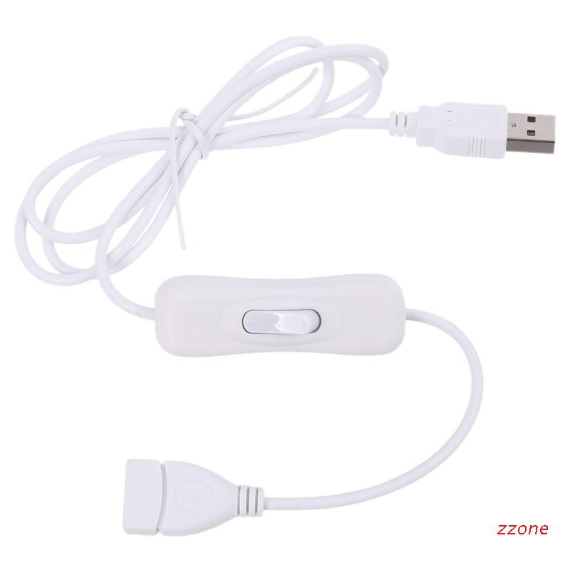 Zzz Kabel Data Extension Usb 2.0 Male Ke Female Panjang 100cm Dengan Saklar On / Off Untuk Lampu Strip Led