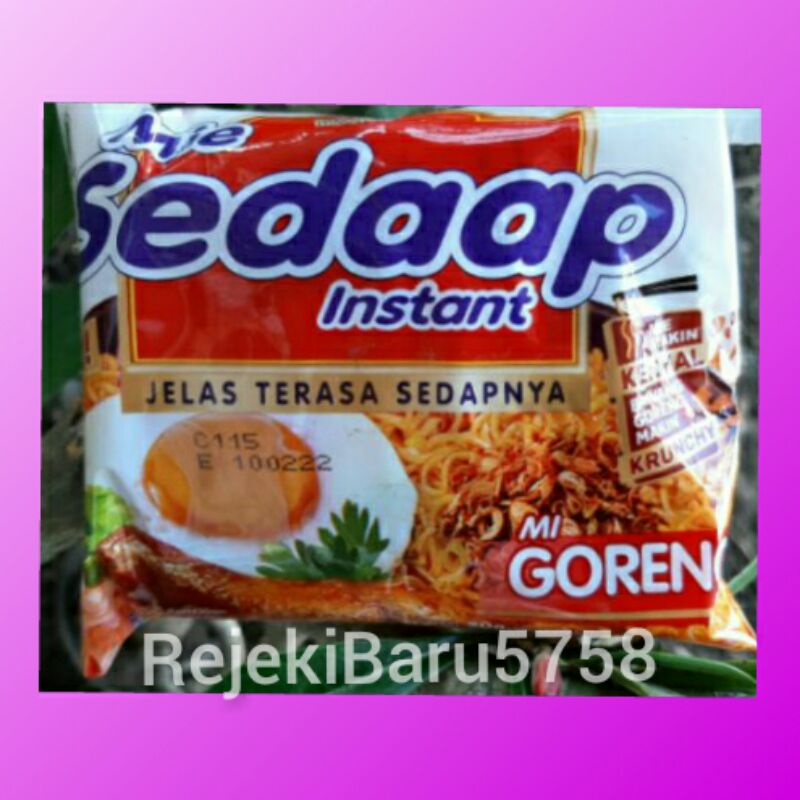 

Mie Instan Sedaap Goreng Sedap