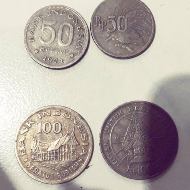 Jual Uang Logam Lama 1000 100 50 25 Harga Spesial