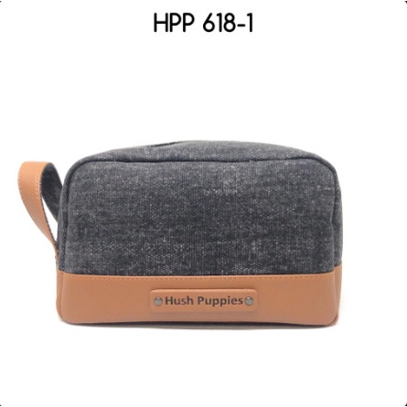 Hush Puppies Denim Clutch Handbag Tas tangan pria exclusive hss