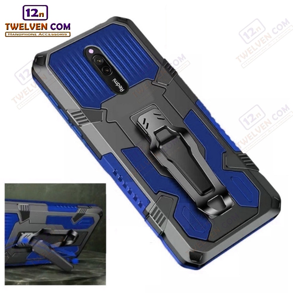 Case Shockproof Xiaomi Redmi 8a Pro Armor Hardcase Stand Clip