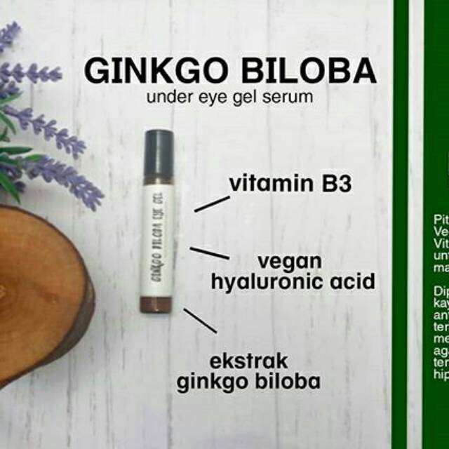 Jual GINKGO BILOBA UNDER EYE GEL Shopee Indonesia