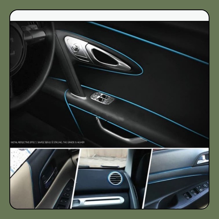 TRIM DASHBOARD INTERIOR DECAL MOBIL AKSESORIS LIST DASHBOARD DIY