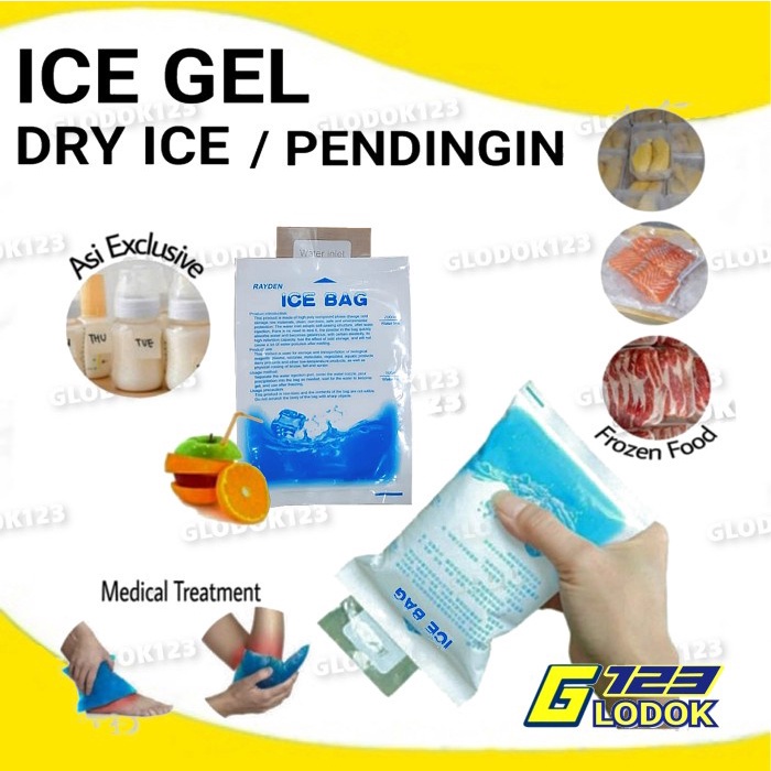 Ice Gel Pack Thermafreeze Bag Dry Cooler Jelly Kantong Es Pendingin