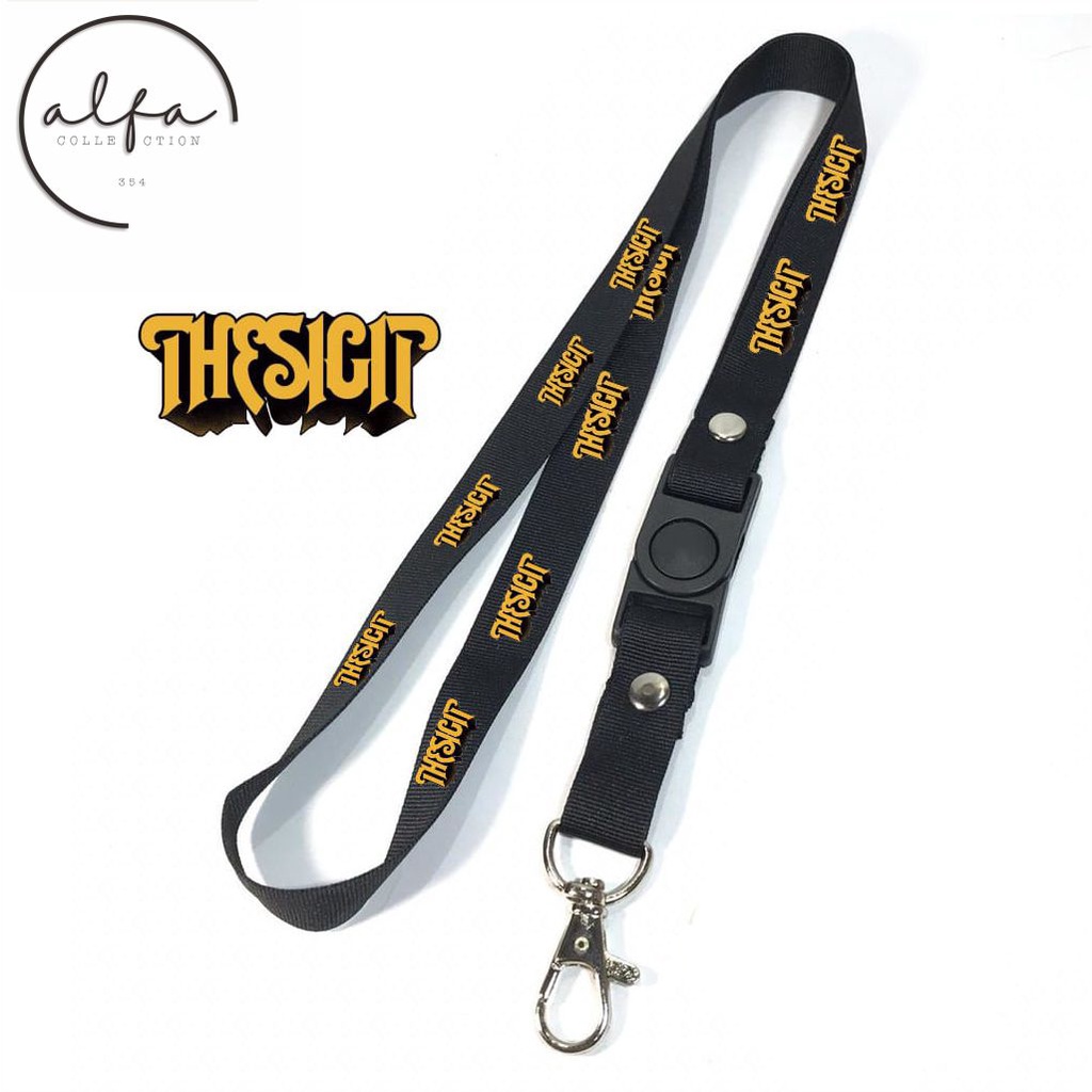 

Gantungan kunci tali lanyard band gantungan leher id card name tag