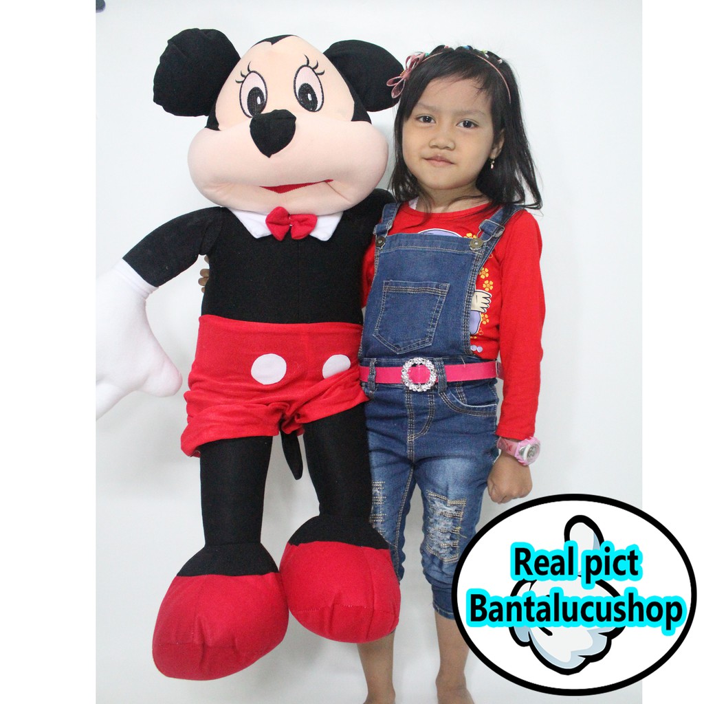 Boneka Mickey mouse Jumbo Berdiri Tinggi 90cm Terlaris