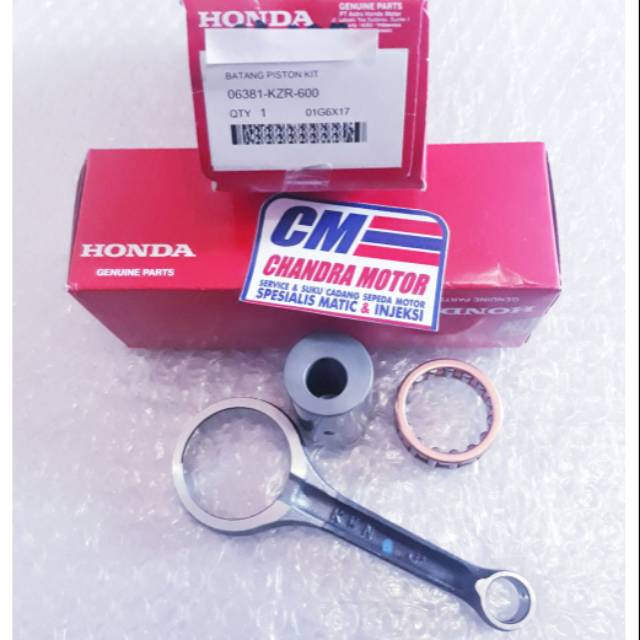 Batang piston stang seher conrod old vario 125 injeksi lama original HONDA AHM 06381-KZR-600