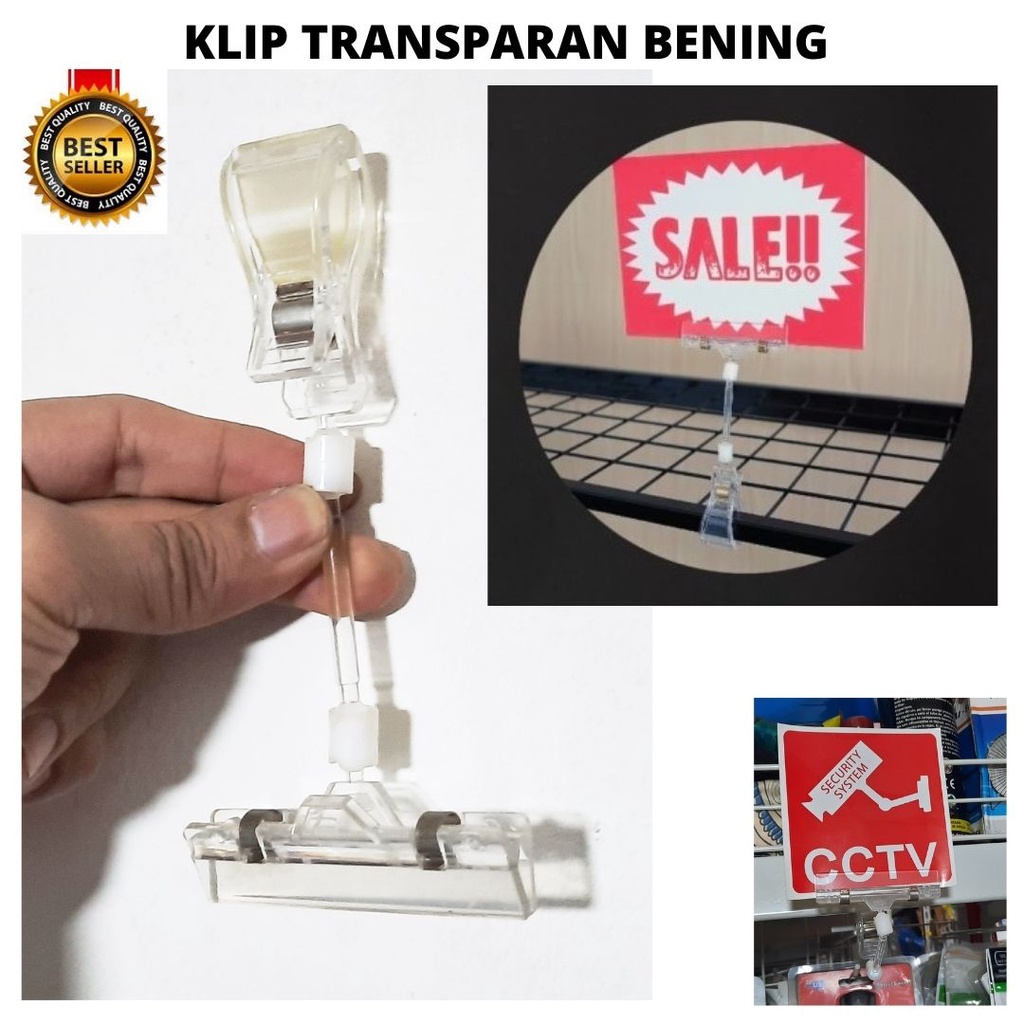 Klip Jepit Gantung Kertas Memo Kartu &amp; Harga Promosi Sebaguna Toko Supermarket 113178