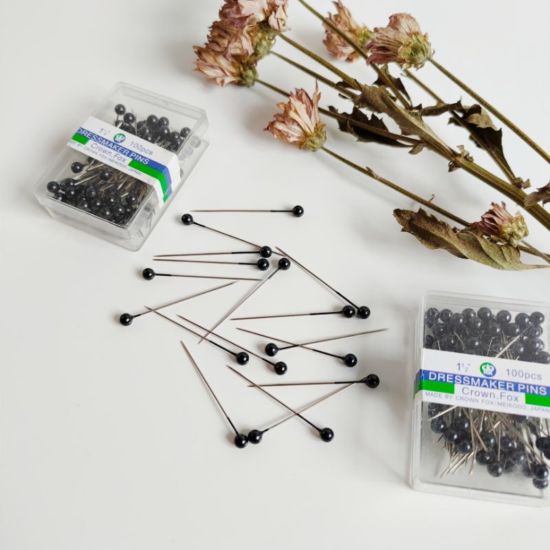 Jarum Pentul Mini Sedang Besar Jarum Pentul Hijab 1 Box Murah Terlaris stainless steel