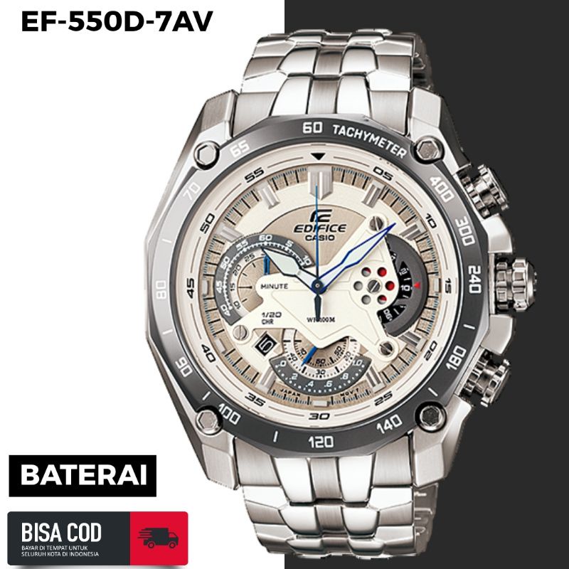 Jam Tangan Pria Merk Edifice Tipe EF-550D-1AV