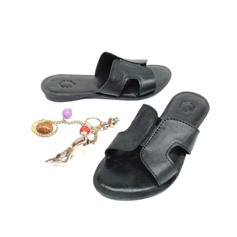 LWR leather Sandal Wanita Cewek Full Kulit Asli Sampai Tapak