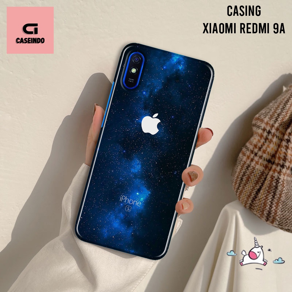 ATLANTIK - Case Redmi 9A - Kesing Redmi 9A - CASE LOGO IPHONE - Fashion Casing Handphone - Case HP -