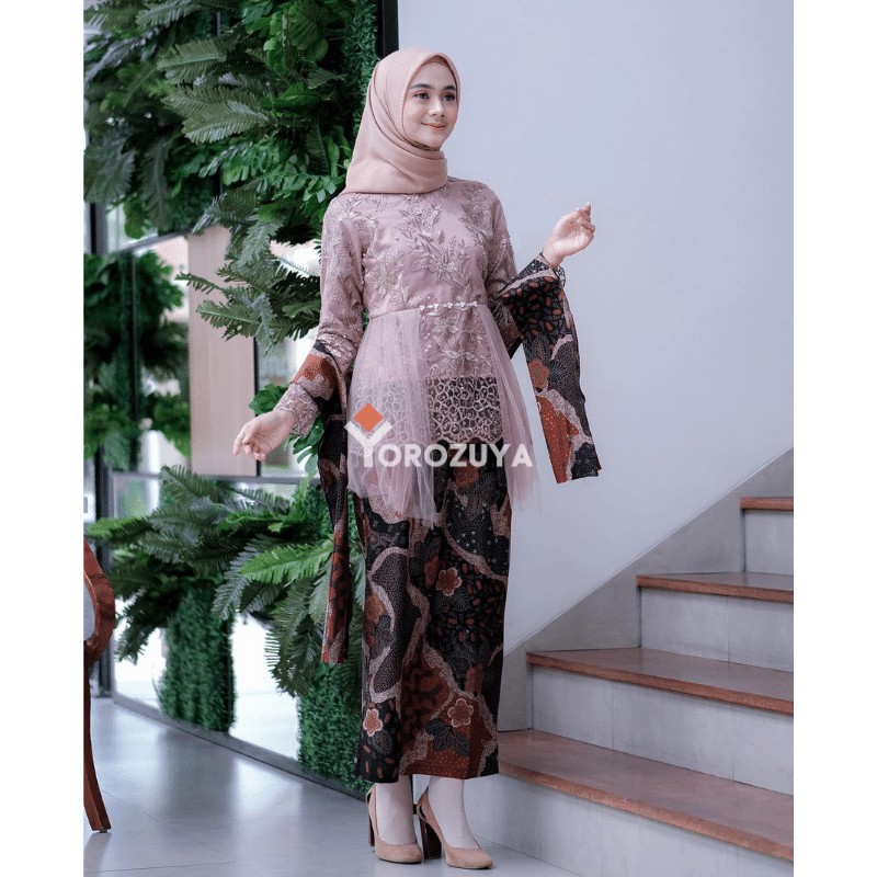 Kebaya Couple Modern, Kebaya Tunangan Lamaran, Kebaya Wisuda, Kebaya Kondangan-3