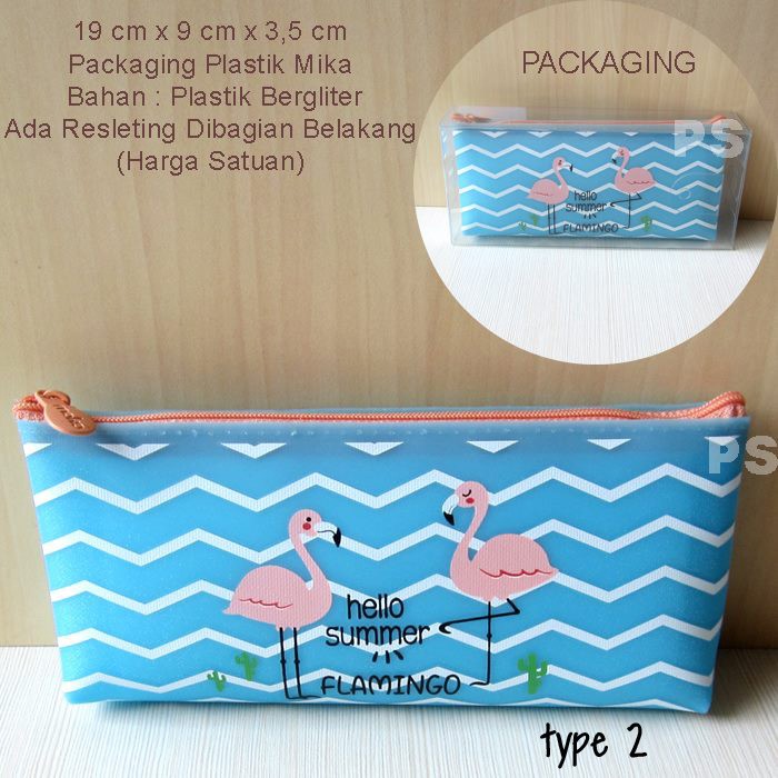 

Pencil Case or Kotak Pensil FLamingo