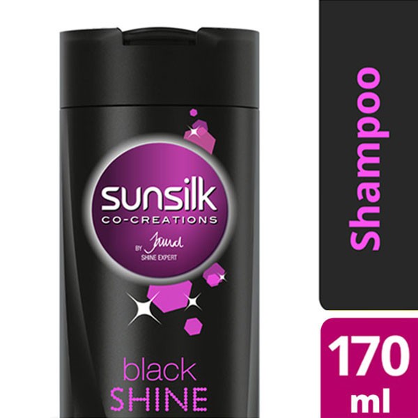 Promo Harga Sunsilk Shampoo Black Shine 170 ml - Shopee