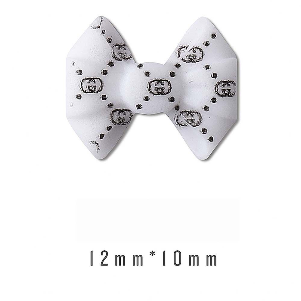 Mxbeauty Hiasan Nail Art Elegan 50pcs 3D Resin Bownot Bow Nail Charm