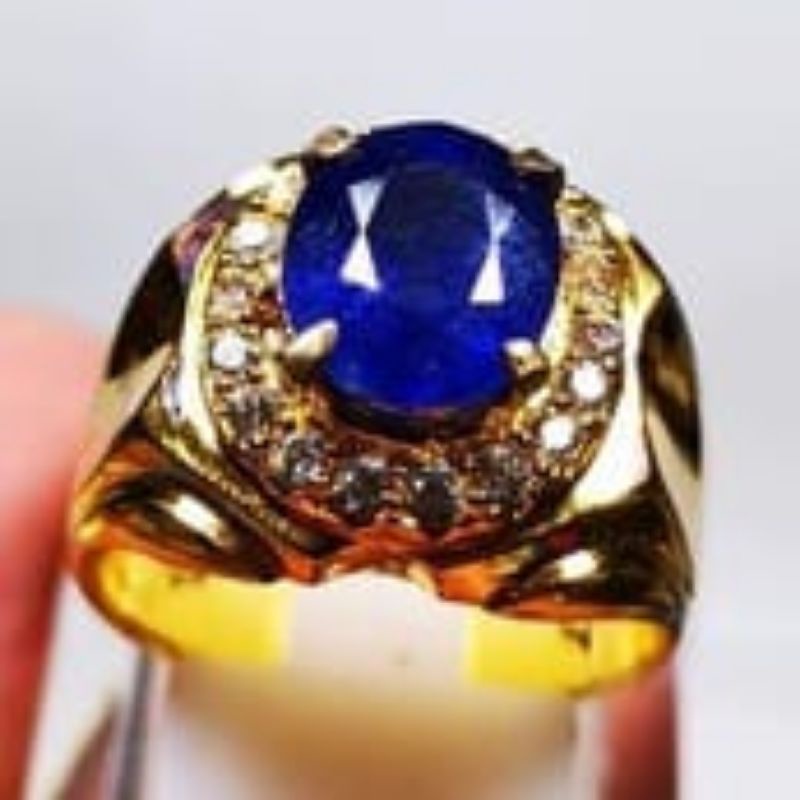 BATU BLUE SAPPHIRE  ASLI NATURAL