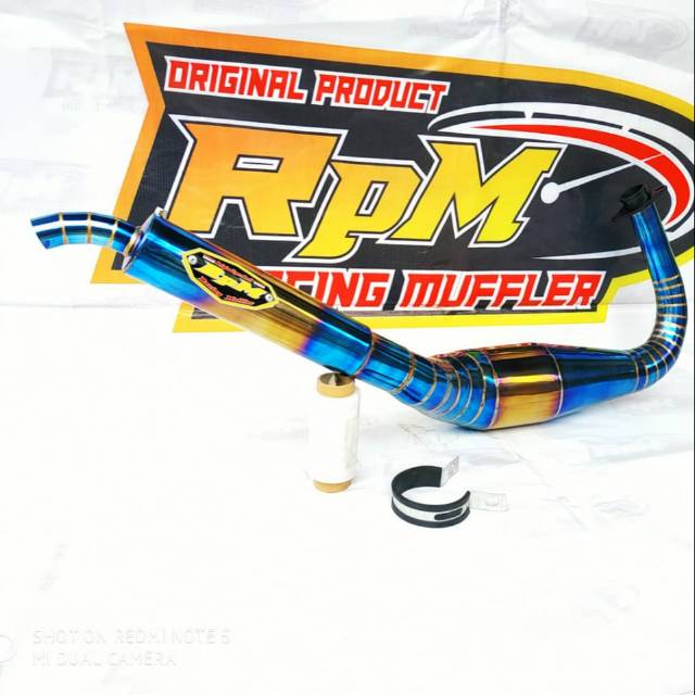 Knalpot RX KING Kolong Cobra Bluemoon Original